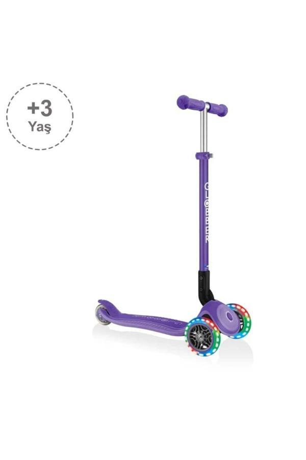 Primo Plus Katlanabilir Işıklı Scooter - Mor - Image 1