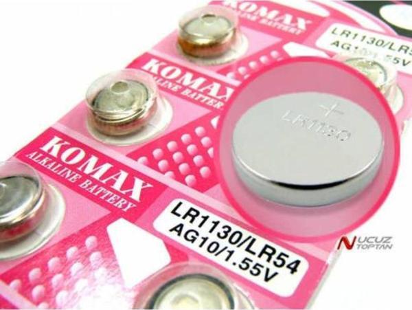 Komax AG10/LR1130/LR54 Saat Pili 10lu Paket - Image 1