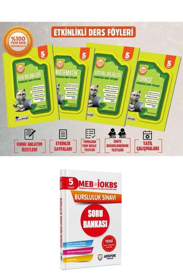 Kafa Dengi Yayınları 5. Sınıf Türkçe Matematik Fen Sosyal Etkinlikli Ders Föyleri Seti - Kafa Dengi - Image 1