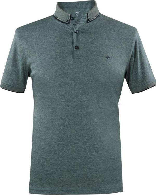 Erkek Yeşil  Polo Yaka Tişört - Image 1