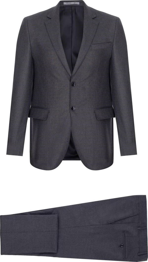 Erkek Füme Regularfit / Rahat Kalıp  Takım Elbise - Image 1