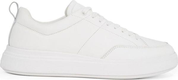 Calvin Klein Beyaz Erkek Sneaker Low Top Lace Up Bskt Pad - Image 1