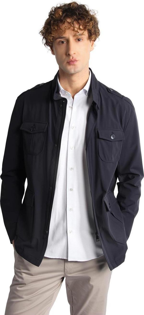 Erkek Lacivert   Baharlık Mont - Image 1