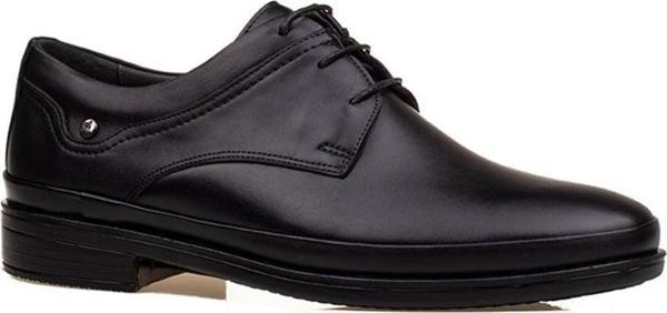 M2S Siyah Erkek Hakiki Deri Comfort Kışlık Klasik Ayakkabı - Image 1