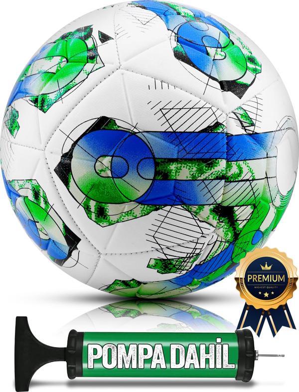 Telvesse Futbol Topu Pompalı Set Orbit V Sert Zemin Halı Saha Futbol Topu No:5 044 - Image 1