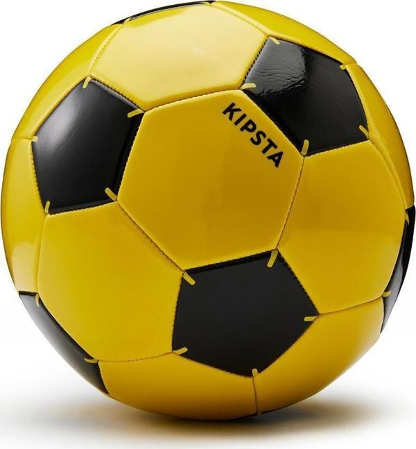 Futbol Topu F100 12 Yaş + 5 Numara  YENİ SERİ  SARI - Image 1