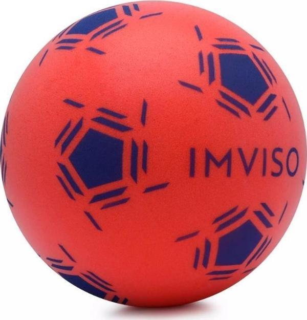 Kipsta İmviso Sünger Futbol Topu Kırmızı 3 Numara - Image 1
