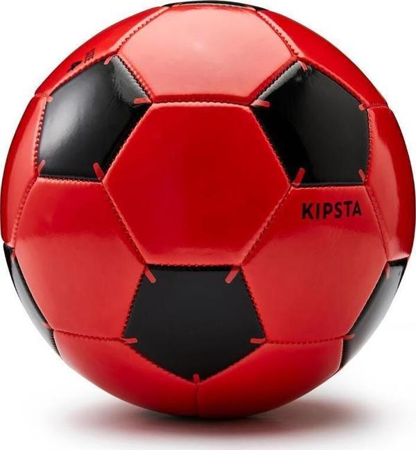 Futbol Topu F100 9-12 Yaş + 4 Numara  YENİ SERİ KIRMIZI - Image 1