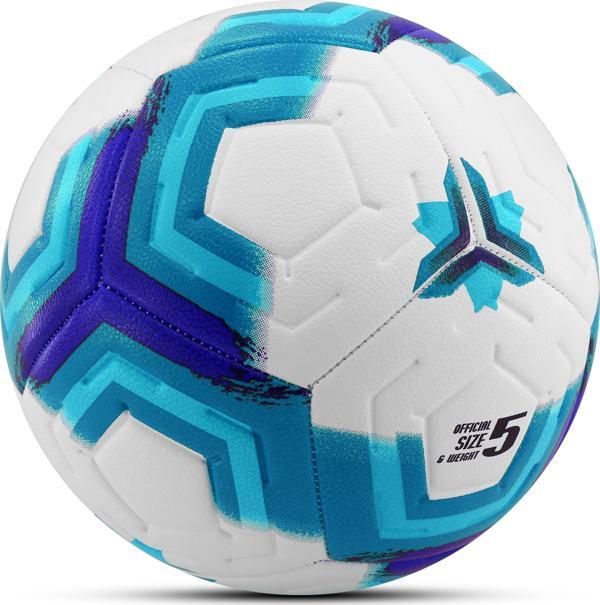 Telvesse Orijinal Futbol Topu Premiera Sert Zemin Halı Saha Futbol Topu Hibrit Mavi No:5 - Image 1