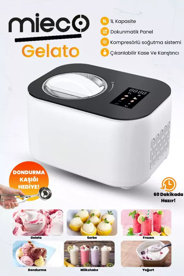 Gelato  4-in-1 Dondurma Makinesi - Image 1