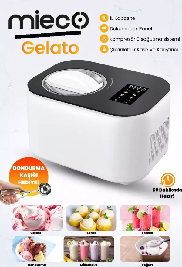 Gelato  4-in-1 Dondurma Makinesi - Image 1