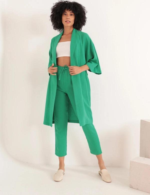 Kimono Üst-Yeşil - Image 1