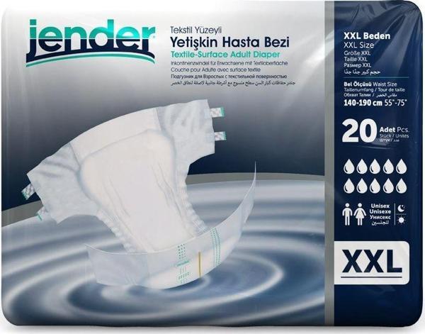 Bel Bantlı Hasta Bezi XXL 20'li - Image 1