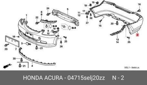 Tampon Cıty Arka 06-09 (Oem No: 04715-Sel-J20Zz) - Image 1