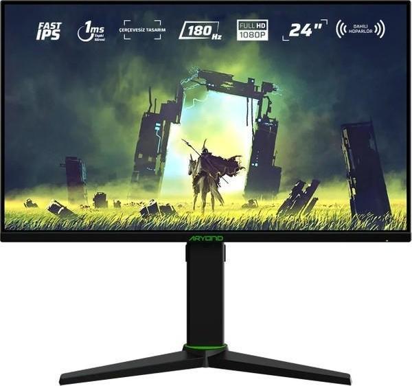 Monster Aryond A24 V2 24" 180Hz Fhd 1 Ms HDR10 300 Nit G-Sync Freesync Pivot Fast IPS Oyuncu Monitörü - Image 1