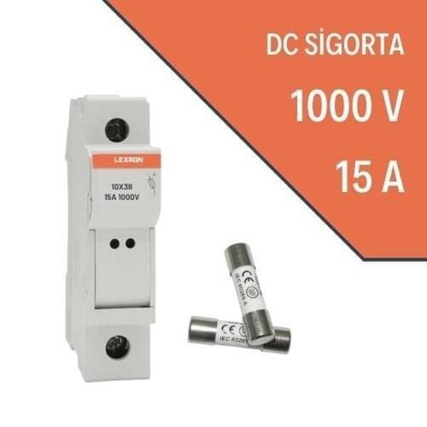 Dc Sıgorta 1000V 15A – Yüksek Voltaj Koruma & Güvenilir Şarj - Image 1
