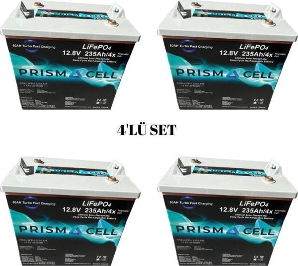 Prısmacell Lifepo4 Golf Cart Batarya 48V 235Ah 4’Lü Set - Image 1
