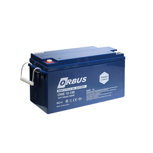 Orbus 12V 150Ah Derin Döngü Karbon Jel Akü - Image 1