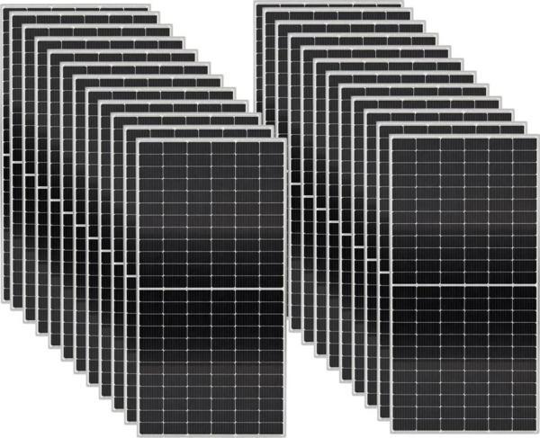 Güneş Enerjisi Hazır Solar Paket – 11Kw İnverter + 20X 550W Güneş Paneli + 12X 12V 200Ah Jel Akü - Image 1