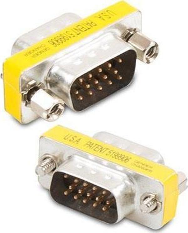 S-link Vga Erkek - Erkek 15 Pin (M/M) Metal Çevirici - Image 1