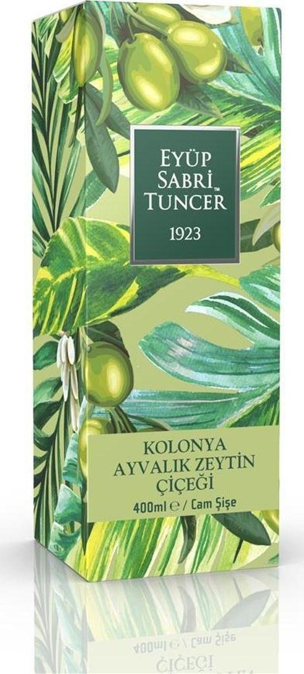 Eyüp Sabri Tuncer 400 ml Cam Ayvalık Zeytin Çiçeği Kolonyası - Image 1