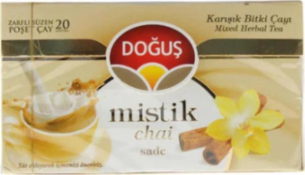 Doğuş Mistik Chai Sade Çayı Süzen Poşet 20 Li - Image 1