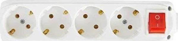 Almera 4lü Topraklı Klemensli Priz - Image 1