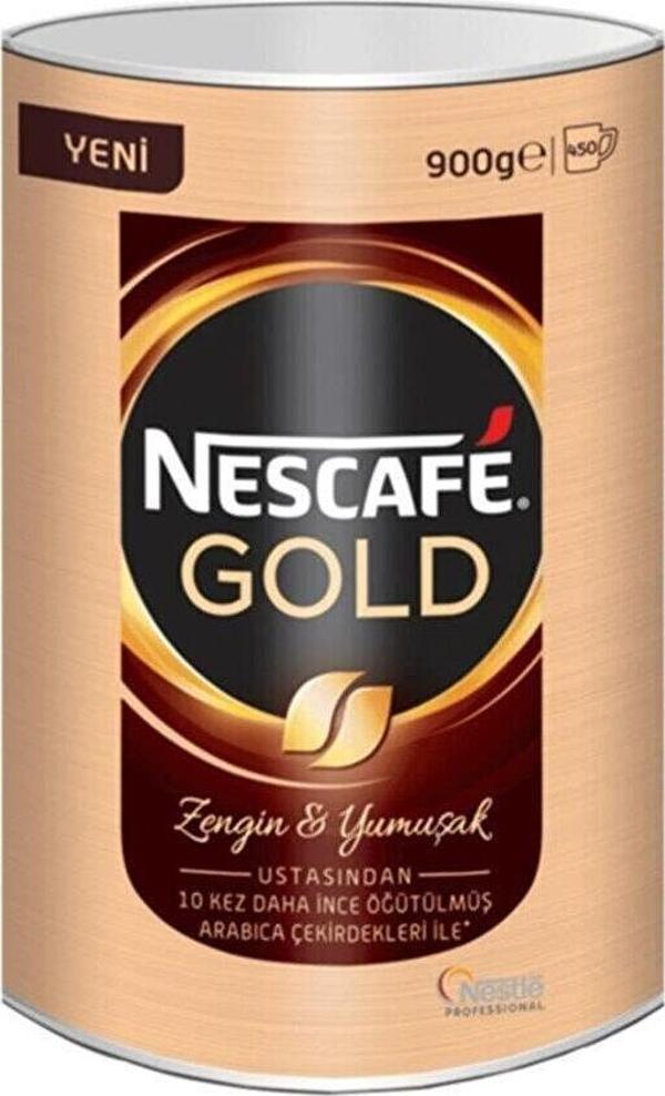 Nescafe Gold Çözünebilir Kahve 900 Gram Teneke Signature - Image 1