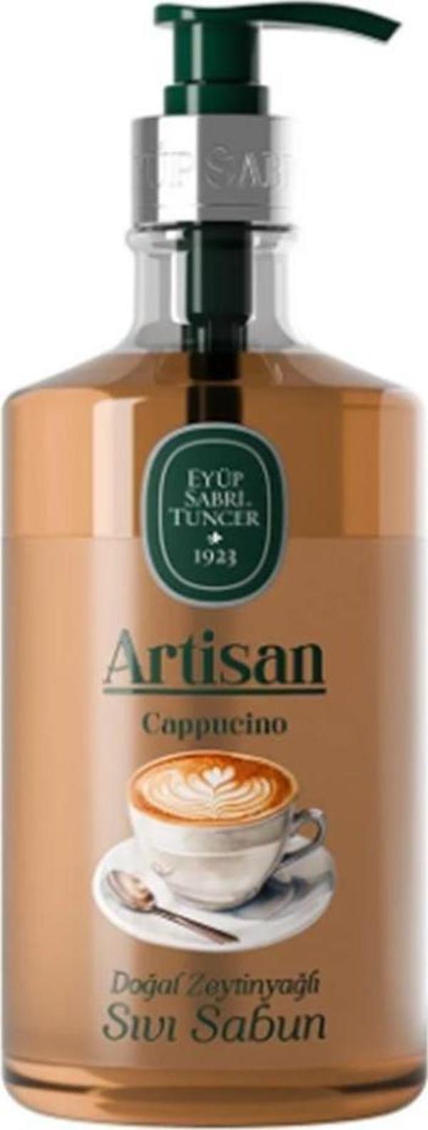 Eyüp Sabri Tuncer Artisan Cappucino 600ml Doğal Zeytinyağlı Sıvı Sabun - Image 1