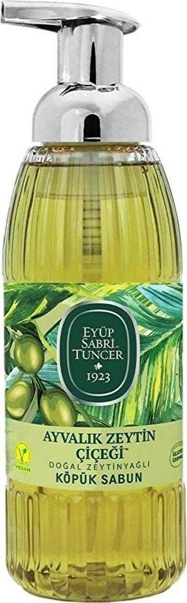 Eyüp Sabri Tuncer Ayvalık Zeytin Doğal Çiçeği Köpük Sabun 500 ml - Image 1