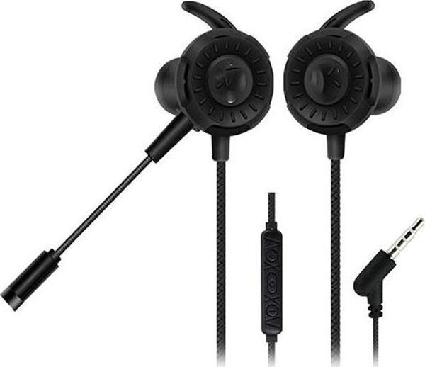 Hytech 3.5 MM Oyuncu Esnek Mikrofonlu Siyah Kulakiçi Kulaklık - Image 1