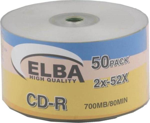 Elba CD-R 700MB-80MIN 56x 50 Li Shrink CD-R - Image 1