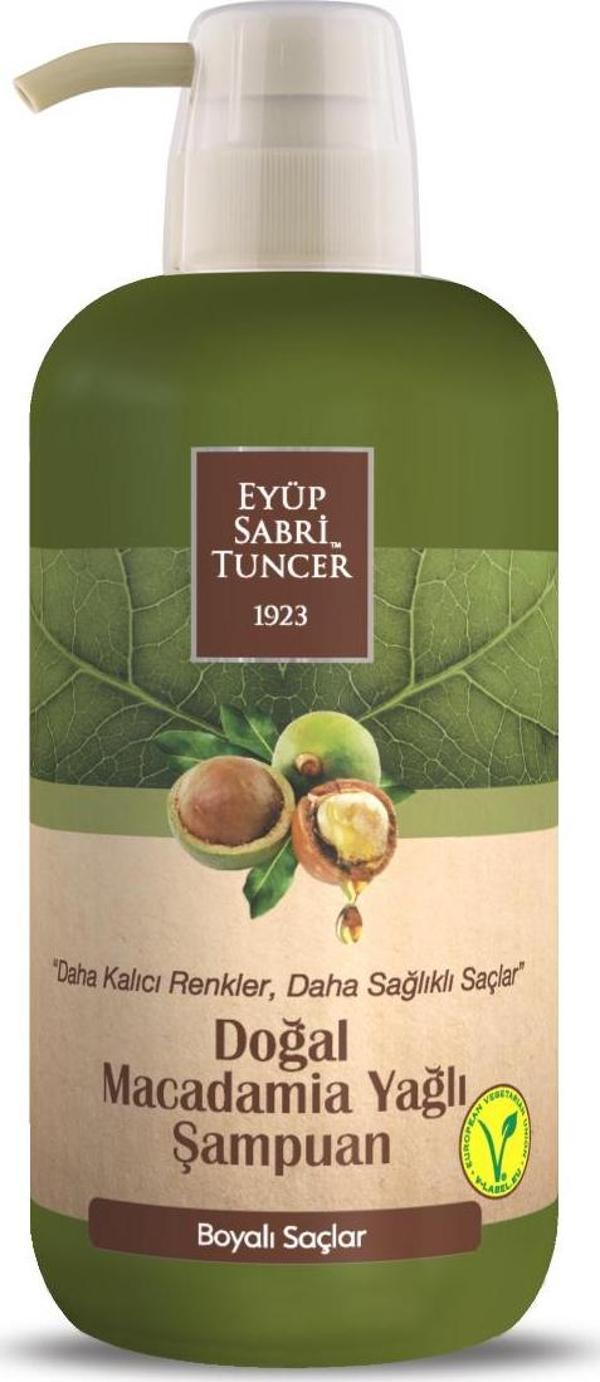 Eyüp Sabri Tuncer Doğal Macadamia Yağlı Şampuan Pet Şişe 600 ml - Image 1