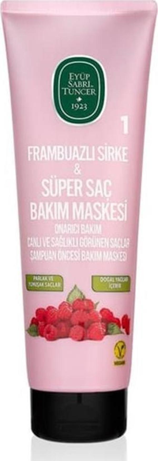Eyüp Sabri Tuncer Frambuazlı Sirke & Süper Saç Bakım Maskesi 250 ml - Image 1