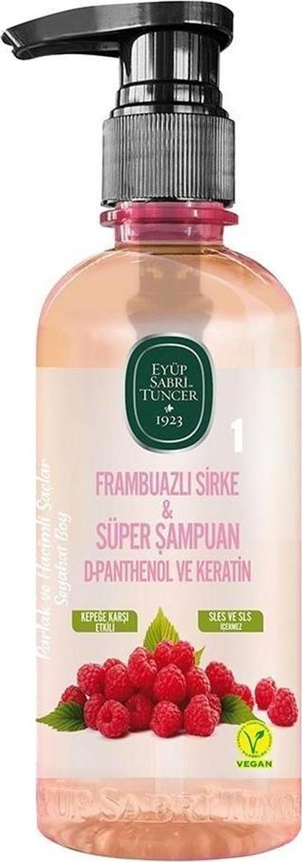 Eyüp Sabri Tuncer Frambuazlı Sirke & Süper Şampuan 100 ml - Seyahat Boy - Image 1