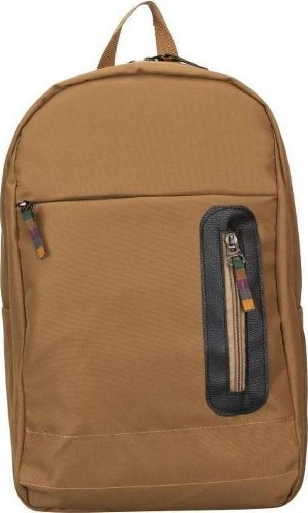 Plm Castelo 15.6" Notebook Sırt Çantası Taba Rengi - Image 1