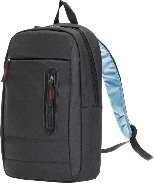 Plm Castelo 15.6" Siyah Notebook Sırt Çantası 15.6 İnç Laptop Sırt Çantası - Image 1