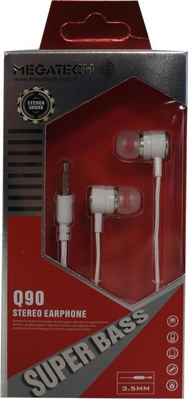 Megatech Beyaz Mikrofonlu Kulaklık - Image 1