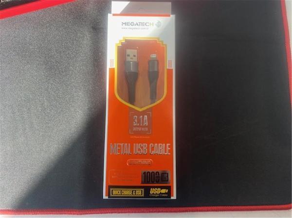 Megatech Data Kablosu Hasır 3.1 Amper İOS Gri - Image 1