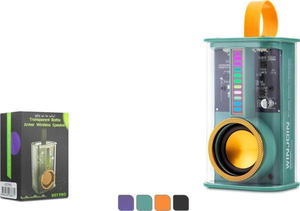Hadron Yeşil Bluetooth Speaker 5W 102 x 61 x 47 MM Bluetooth Hoparlör - Image 1