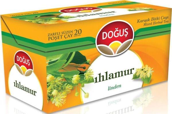 Doğuş Ihlamur Bitki Çayı Süzen Poşet Çay 20 Li - Image 1