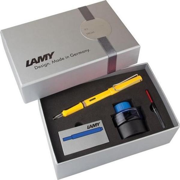 LAMY SAFARİ DOLMA KALEM SETİ SARI - Image 1