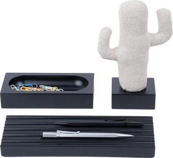 Kayigo Siyah Woody Bej Cactus Üçlü Set - Image 1