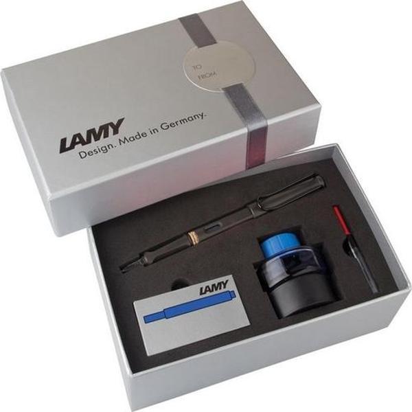 LAMY SAFARİ DOLMA KALEM SETİ MAT SİYAH - Image 1
