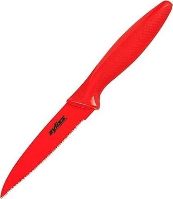 Zyliss E920021 10cm Kırmızı Testere Ağızlı Soyma Bıçağı - Image 1