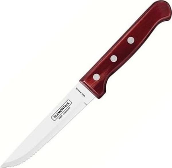 Tramontina 21413-075 13cm Kızıl Kahverengi Biftek Bıçağı - Image 1