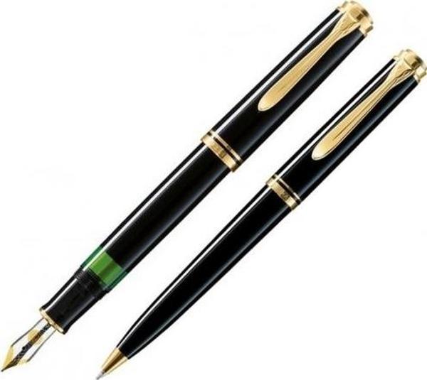Pelikan Dolma + Tükenmez Kalem Souveran MK600 Siyah - Image 1