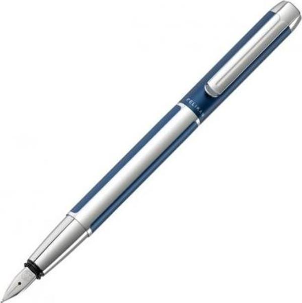 Pelikan Dolma Kalem Pura P40 Gümüş-Mavi - Image 1