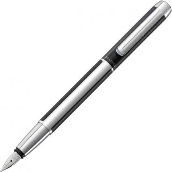 Pelikan Dolma Kalem Pura P40 Gümüş-Siyah - Image 1