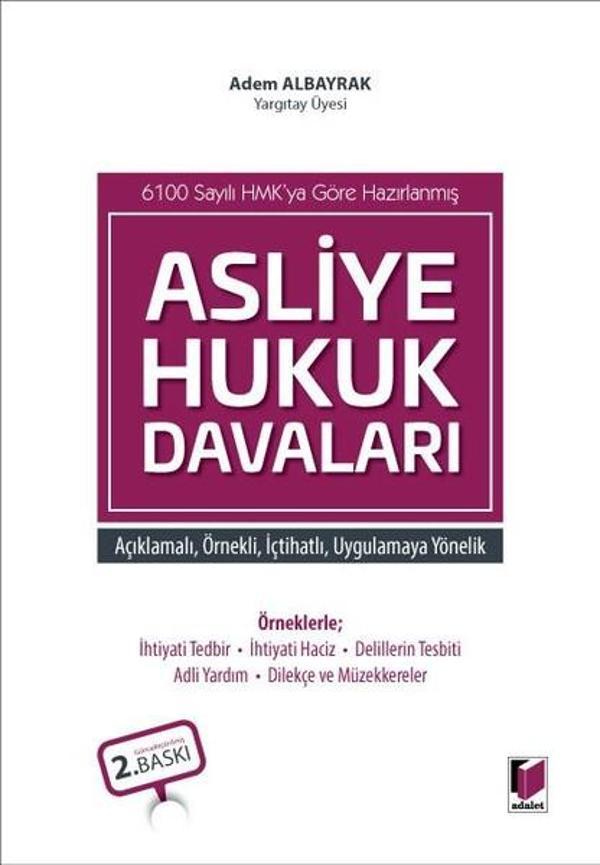 Asliye Hukuk Davaları - Adalet Yayınları - Image 1